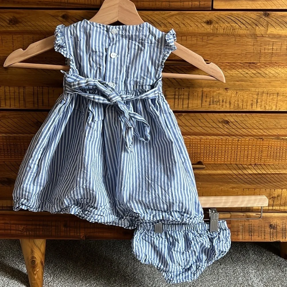 Edgehill Collection Blue Summer Baby Dress